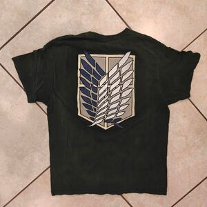 Ripple-junction Men's Green and Black T-shirt